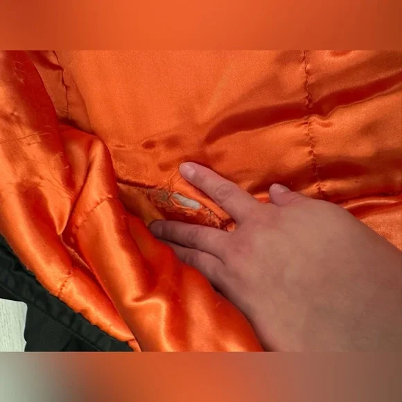 LRG Puffer jacket black/orange - Picture 5 of 7